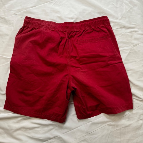 Red Amazon Essentials Drawstring Chino Shorts - Large - Picture 4 of 6